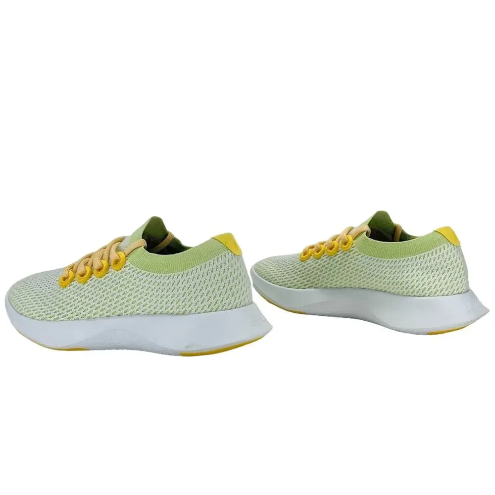 Allbirds Tree Dashers TD Wn Running Shoes/Sneakers Sz 7 Green/Yellow Sustainable